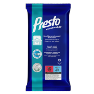 Chusteczki gospodarcze Presto Clean Łazienkia 72 szt.